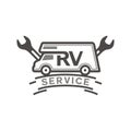 Rv service center Royalty Free Stock Photo