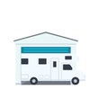 Rv storage icon Royalty Free Stock Photo
