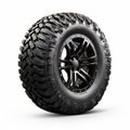 Dynamic Off Road Tire With Black Rim - Pctem0099061 Royalty Free Stock Photo