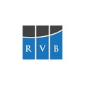 RVB letter logo design on WHITE background. RVB creative initials letter logo concept. RVB letter design.RVB letter logo design on Royalty Free Stock Photo
