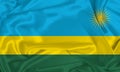 Silk Rwanda Flag
