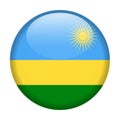 Rwanda Flag Vector Round Icon