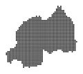 Rwanda map.