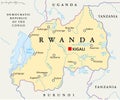 Rwanda Political Map