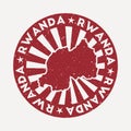 Rwanda stamp.