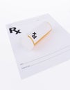 RX medical prescription Royalty Free Stock Photo