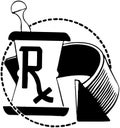 RX Mortar With Curved Arrow