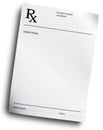 RX prescription form