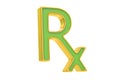 RX prescription medicine symbol
