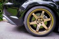 RX8 is wearing Volk Rays TE37 Golden 18 inches Rim.