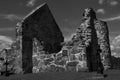 Rya church ruin Royalty Free Stock Photo