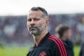 Ryan Giggs on the lap of honor at Pairc Ui Chaoimh, for the Liam Miller Tribute match
