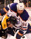 Ryan Smyth Edmonton Oilers Royalty Free Stock Photo