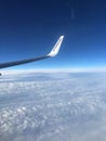 Ryanair above the clouds Royalty Free Stock Photo