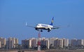 Ryanair Aircraft On Final Approach At Alicante Airport