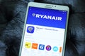 Ryanair airlines mobile app