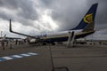 Ryanair airplane at Marseille airport , France