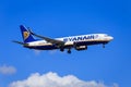 Ryanair Boeing 737-800 Royalty Free Stock Photo