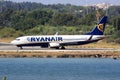 Ryanair Boeing at Corfu
