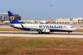 Ryanair Boeing 737 on Malta