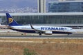 Ryanair Boeing taxiing Royalty Free Stock Photo