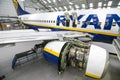 Ryanair Boeing Airplane repair station