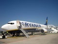 Plane Ryanair Royalty Free Stock Photo