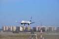 Ryanair Plane Landing At Alicante Airport