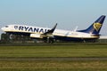 Ryanair plane taking off Royalty Free Stock Photo