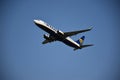 Ryanair plane taking off Royalty Free Stock Photo