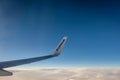 Ryanair wing Royalty Free Stock Photo