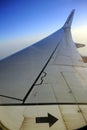 Ryanair passenger jet wing winglet