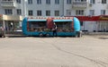 Ryazan Russia - Aprill 15 2021: food truck selling shawarma