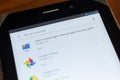 Ryazan, Russia - July 03, 2018: Files Go by Google: Free up space on your phone icon in the list of mobile apps.