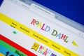 Ryazan, Russia - July 08, 2018: RoaldDahl.com website on the display of PC.