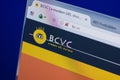 Ryazan, Russia - June 16, 2018: Homepage of BCVC website on the display of PC, url - BC.vc.