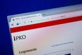 Ryazan, Russia - June 26, 2018: Homepage of Ipko website on the display of PC. URL - Ipko.pl.