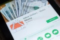 Ryazan, Russia - June 24, 2018: Inbox Dollars - Make Money mobile app on the display of tablet PC.
