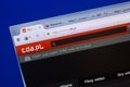 Ryazan, Russia - May 13, 2018: Cda website on the display of PC, url - Cda.pl.