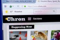 Ryazan, Russia - May 08, 2018: Chron website on the display of PC, url - Chron.com.