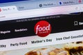 Ryazan, Russia - May 13, 2018: FoodNetwork website on the display of PC, url - FoodNetwork.com.