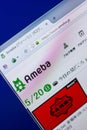 Ryazan, Russia - May 20, 2018: Homepage of Ameba website on the display of PC, url - Ameba.jp.