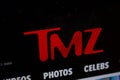 Ryazan, Russia - May 20, 2018: Homepage of TMZ website on the display of PC, url - TMZ.com. Royalty Free Stock Photo