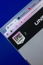 Ryazan, Russia - May 20, 2018: Homepage of UnrealEngine website on the display of PC, url - UnrealEngine.com.