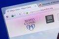 Ryazan, Russia - May 13, 2018: Mayo Clinic website on the display of PC, url - MayoClinic.org.