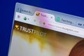 Ryazan, Russia - May 13, 2018: TrustPilot website on the display of PC, url - TrustPilot.com.