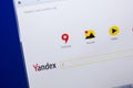 Ryazan, Russia - May 13, 2018: Yandex Turkey website on the display of PC, url - Yandex.com.tr.