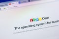Ryazan, Russia - May 08, 2018: Zoho website on the display of PC, url - Zoho.eu.