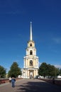 Ryazan, Russia-September, 2020: Belltower of the Ryazan Kremlin