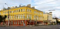 RYAZAN, RUSSIA - SEPTEMBER 2, 2021: View of the central street of the city